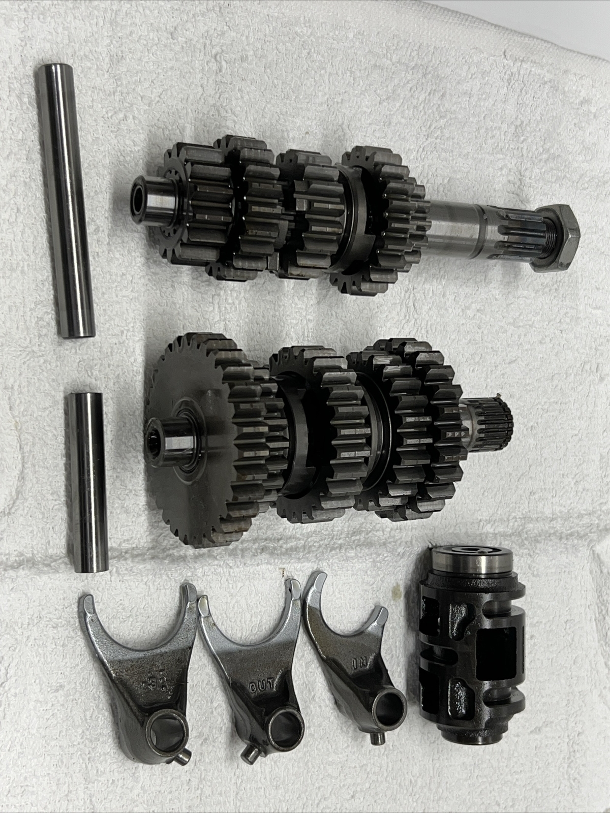 2008 kawasaki kx250f Transmission Gear Set / Shift Forks eBay