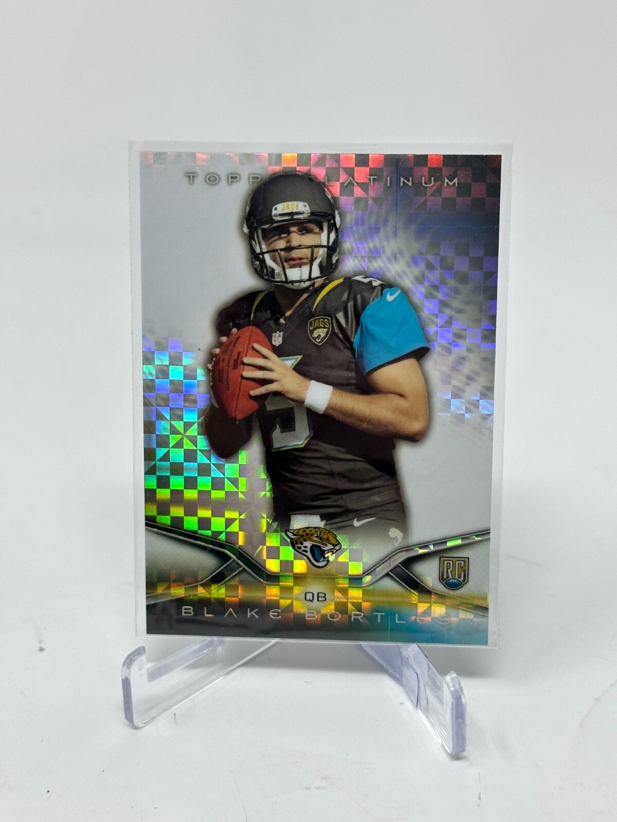 2014 Topps Platinum Football Blake Bortles Xfractor Rookie RC Card #116