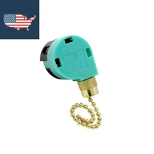 ZING EAR ZE-268S6 Pull Chain Switch 4 Wire 3 Speed Ceiling Fan Switch 6A 125V US
