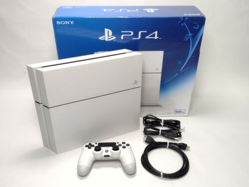 Sony PS4 500GB CUH-1200A Glacier White Playstation 4 Console