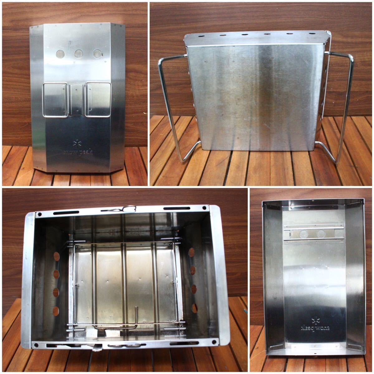 バーベキュー・調理用品 asimocrafts A_tray 120 リフトアップBBQ BOX(CK-160) | グリルシステムの通販