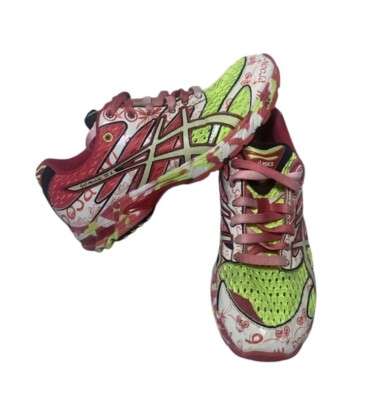 Asics Gel-Noosa TRI 6 Yellow/Pink Athletic Running Shoes T163N Women Size 7