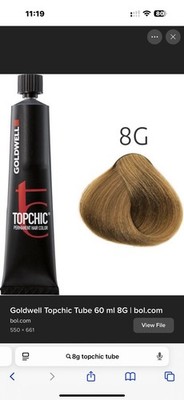 5 TUBES 8G GOLDWELL TOPCHIC HAIR COLOUR 60ML BIG SALE
