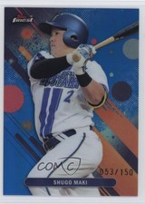 2025 Finest NPB Nippon Professional Baseball Blue Refractor /150 Shugo Maki 0sk9