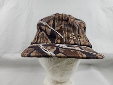 Vintage Camo Cabela's Hat Made In USA One Size XLarge