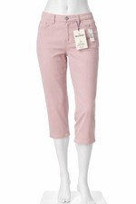 Gloria Vanderbilt Amanda Capri Jeans Rosy Pink Slimming Panel NWT 54