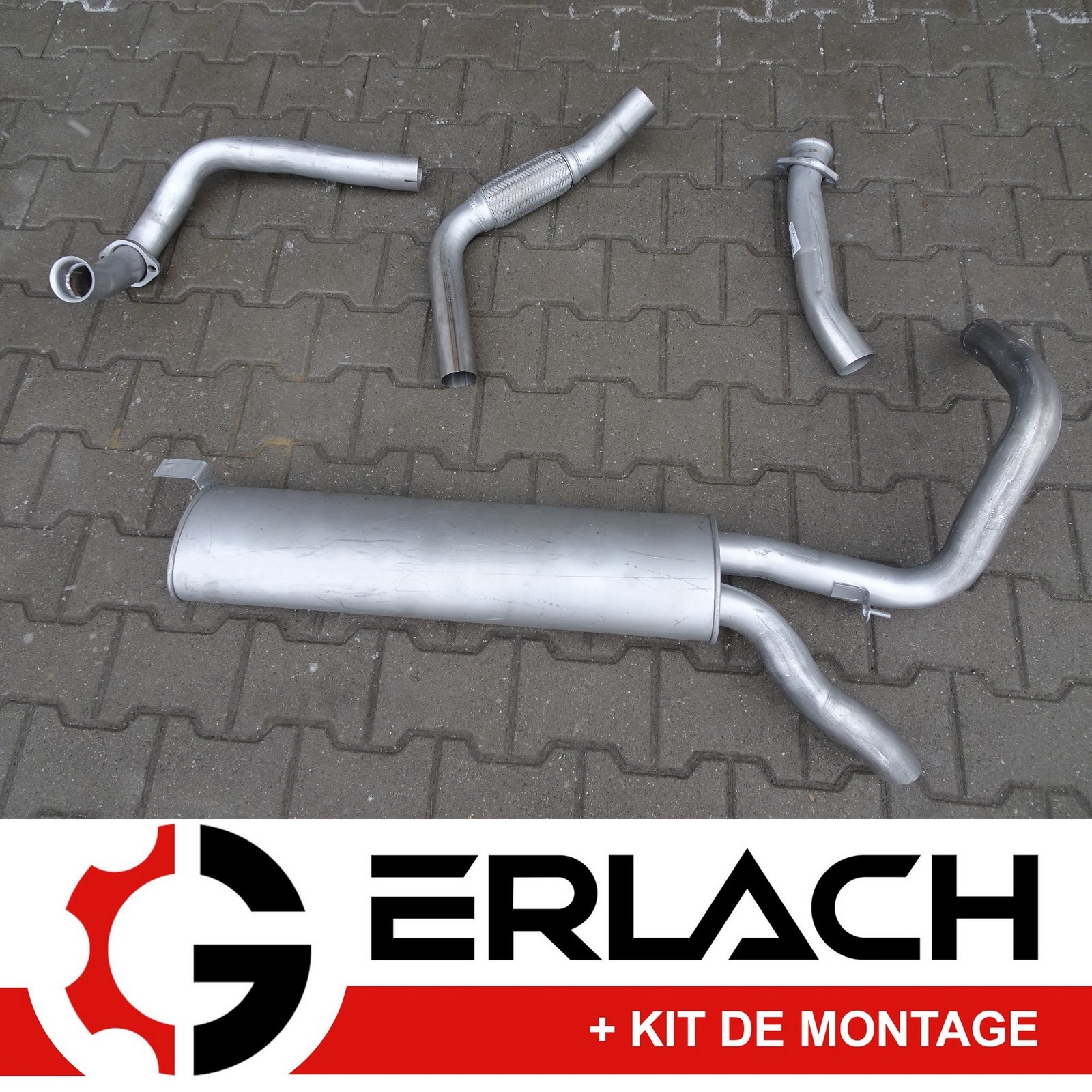 Silencieux d'échappement Mercedes G 300 TD W463 4895 premium