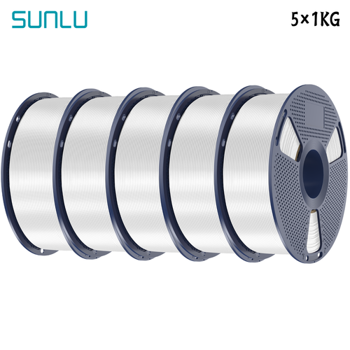 SUNLU 5×1KG/10×1KG PLA PETG Seide ABS ASA SILK 3D Drucker Filament 1KG Spule - Afbeelding 78 van 153
