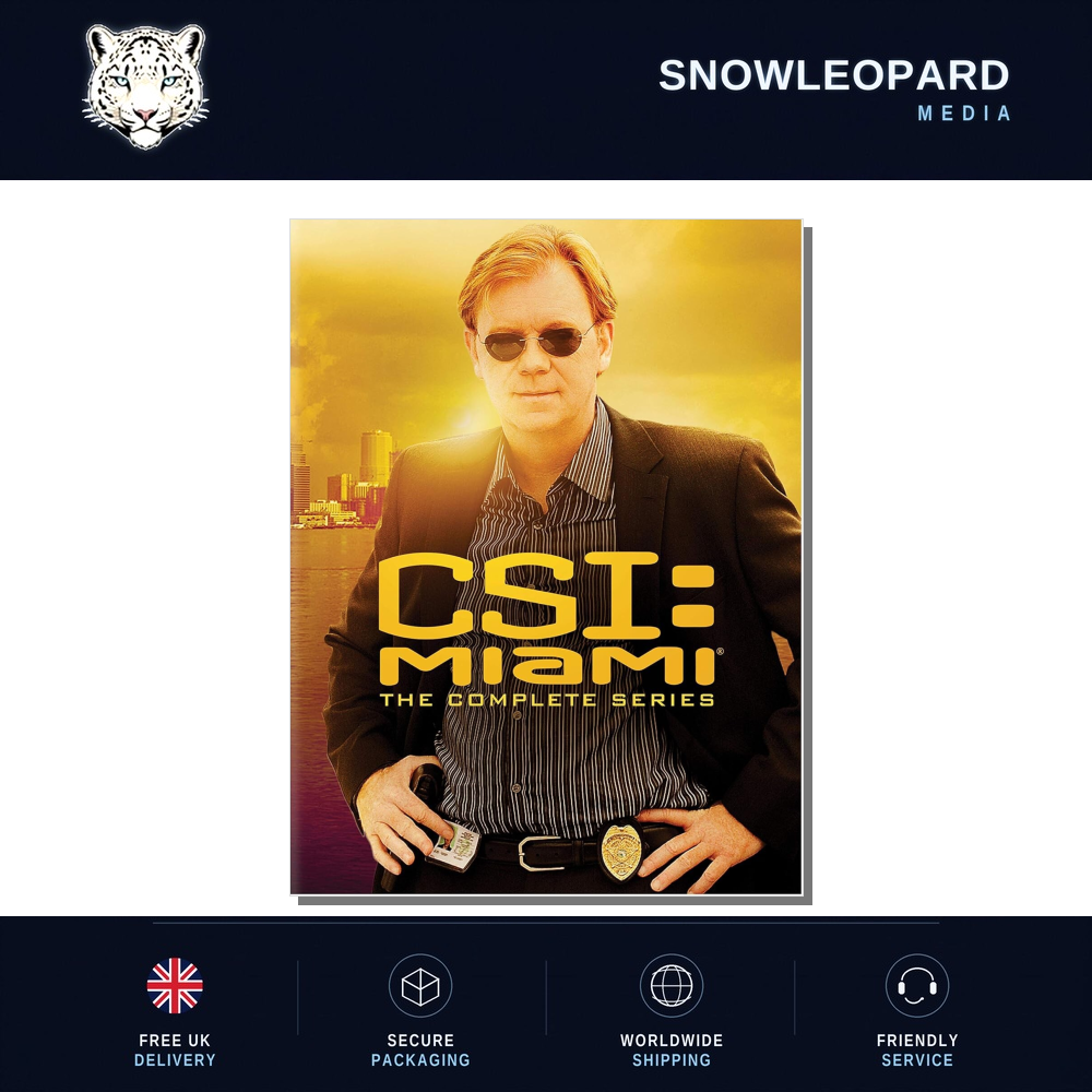 CSI MIAMI COMPLETE SEASON 1-10 DVD COMPLETE SERIES COLLECTION BOX