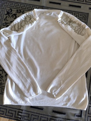 Hammer Pullover von Bodyflirt Boutique Tolle Ärmel mit Strass   Gr. 44/46 Mega