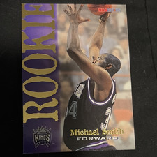 SkyBox 1994-95 NBA Hoops Rookie Michael Smith #369 Sacramento Kings Card. rookie card picture