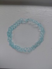 Unbranded Onesize And Elastic Babyblue Girls' Modern Tattoo Choker