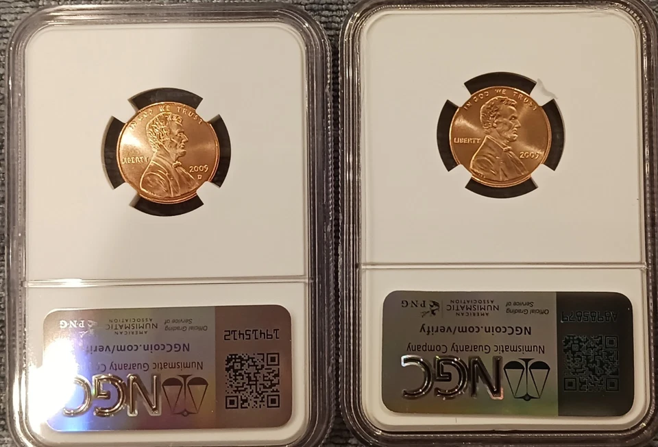 2009 P D NGC MS68 SMS LINCOLN COPPER BRONZE CENT (2) Formative Years Presidency - Image 2 of 4