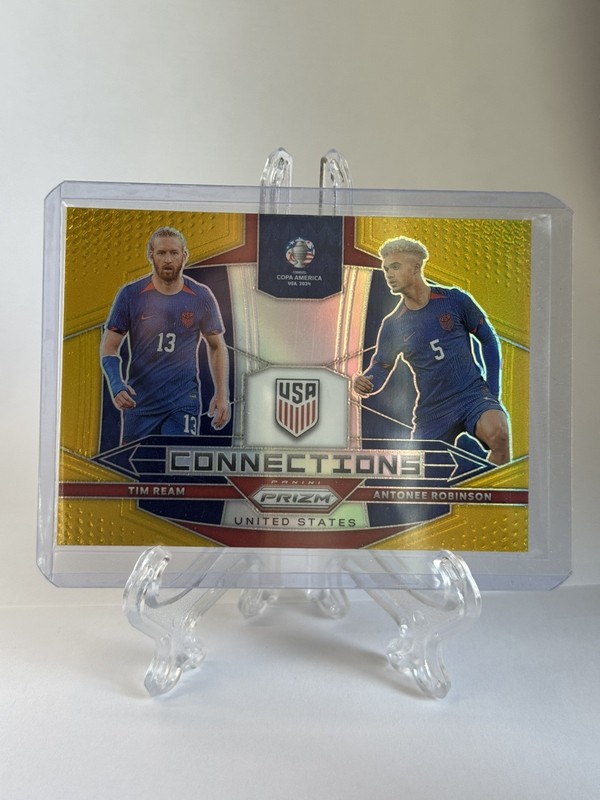 2024 Panini Prizm Connections Copa America Gold 3/10 Antonee Robinson Tim Ream