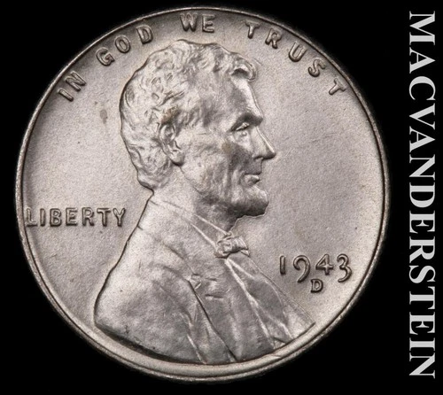 1943-D Lincoln Wheat Cent — photo from the most recent tracked eBay sale
