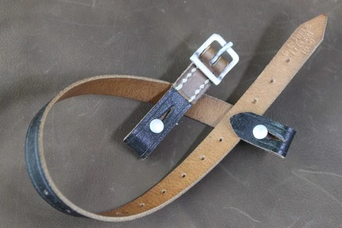 WWII German helmet chinstrap alu buckle marked 1939