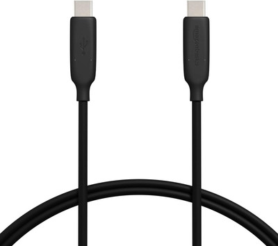 Basics USB-C to USB-C 3.1 Gen 2 Fast Charging Cable, 60W, 10Gbps High-Speed, 3 F