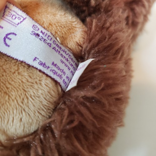Nici Gmbh/Germany Hedgehog Plush 8" Stuffed Animal Brown Red Nosed Toy - Picture 9 of 12