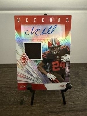 2019 Phoenix Nick Chubb Veteran Auto /50 Cleveland Browns VA-NC