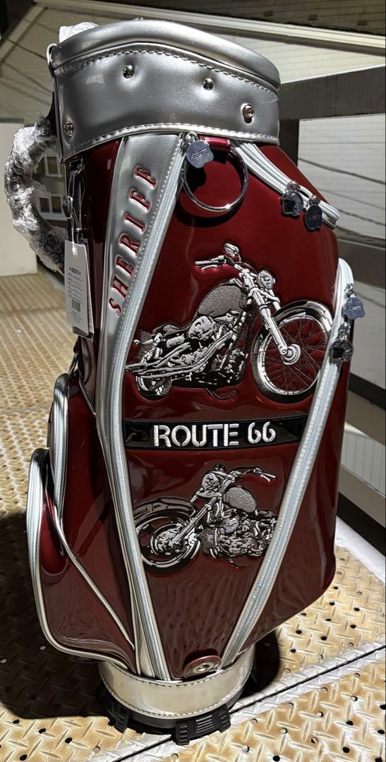 Sheriff ROUTE66 ゴルフ　キャディバッグ sheriff シェリフゴルフ キャディバッグ ルート66｜Yahoo!フリマ