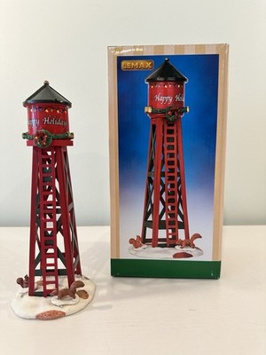 Lemax Table Accent Happy Holidays Water Tower #53211
