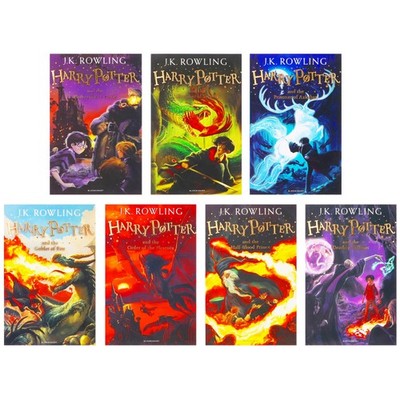 Harry Potter The Complete Collection by J.K. Rowling 7 Books Box