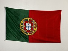 Portugal National Flag 3x5 Ft Polyester With Brass Grommets