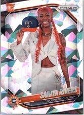 Saniya Rivers 2025 Panini Prizm WNBA #150 Ice Prizms