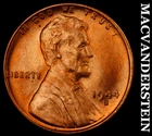 1944-S Lincoln Wheat Cent- Lustrous Choice Gem Brilliant Uncirculated RED #i6148
