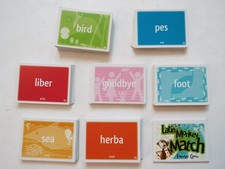 Set Song School Latin Flash Cards Monkey Matc...