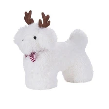 My Texas House Andy 12" x 17" Christmas Toy Dog Holiday Decorative Pillow (NWT)