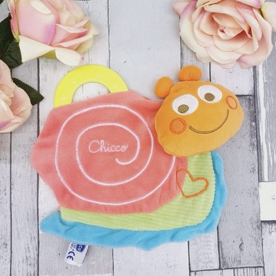    Süße Chicco Schnecke Sensorischer Beißring Stofftier Tröster Doudou Escargot