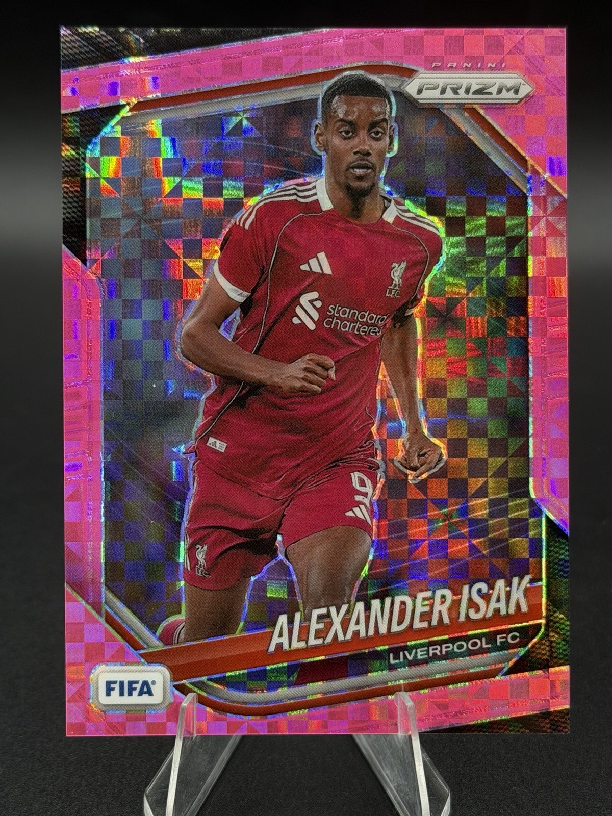 Alexander Isak 2025-26 Panini Prizm FIFA Pink Power /75 #101 💎🔥