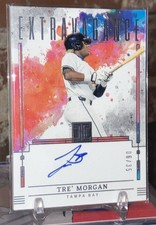 2025 Panini Impeccable Tre’ Morgan /35 Extravagance Auto #EA-TM Tampa Bay Rays