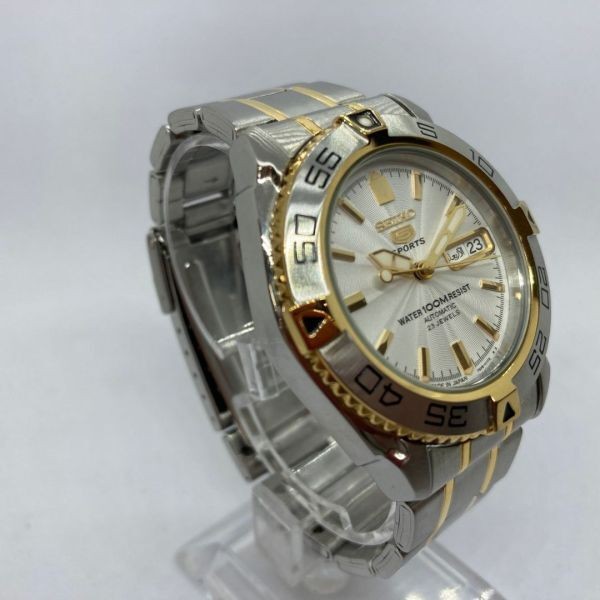 SEIKO 5 SPORTS 7S36C-00Y0 quartz Automatic 23 jewels white dial From Japan image 6