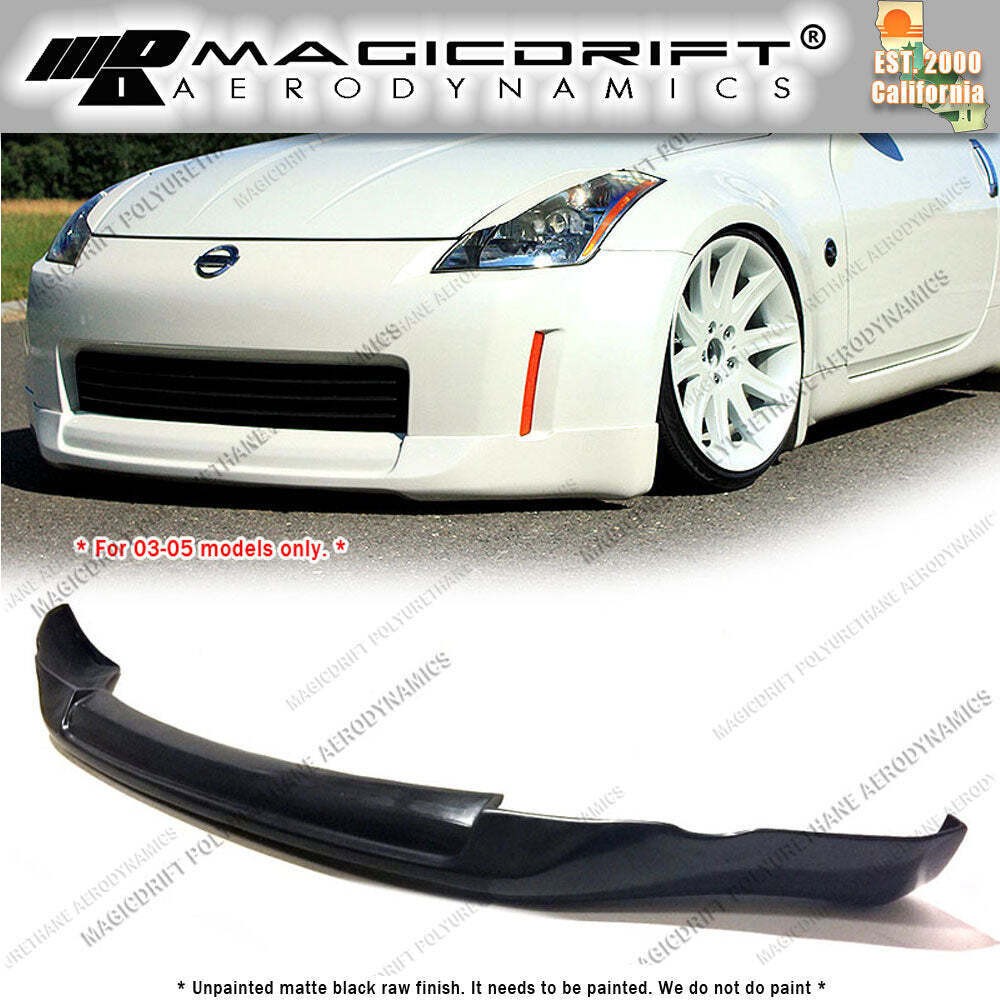 For 03-05 Nissan 350Z Z33 ING-S +1 Style JDM VIP Front Bumper Chin
