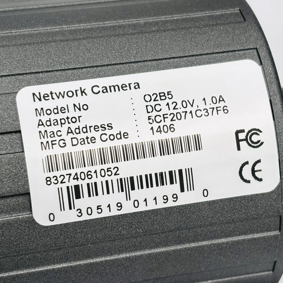 Speco 2 Megapixel Network Camera O2B5 Bullet UNTESTED - Image 3 of 4