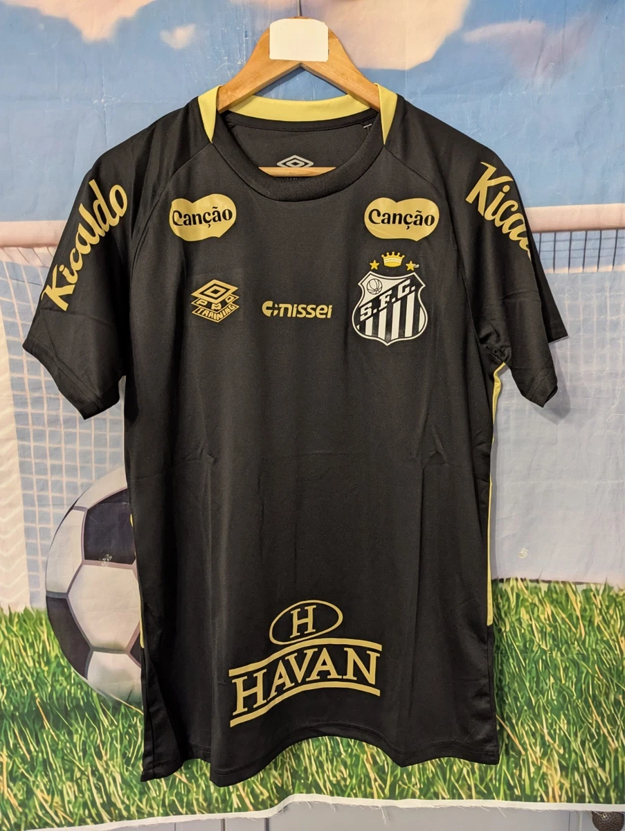 Maillot De Football Santos 1980 Rare - Match Worn, Vintage Brésilien, Occasion