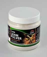 Terra Exotica Lehmpulver weiß 800 g Bodenzusatz Terrarium Lehm Sand Mischung