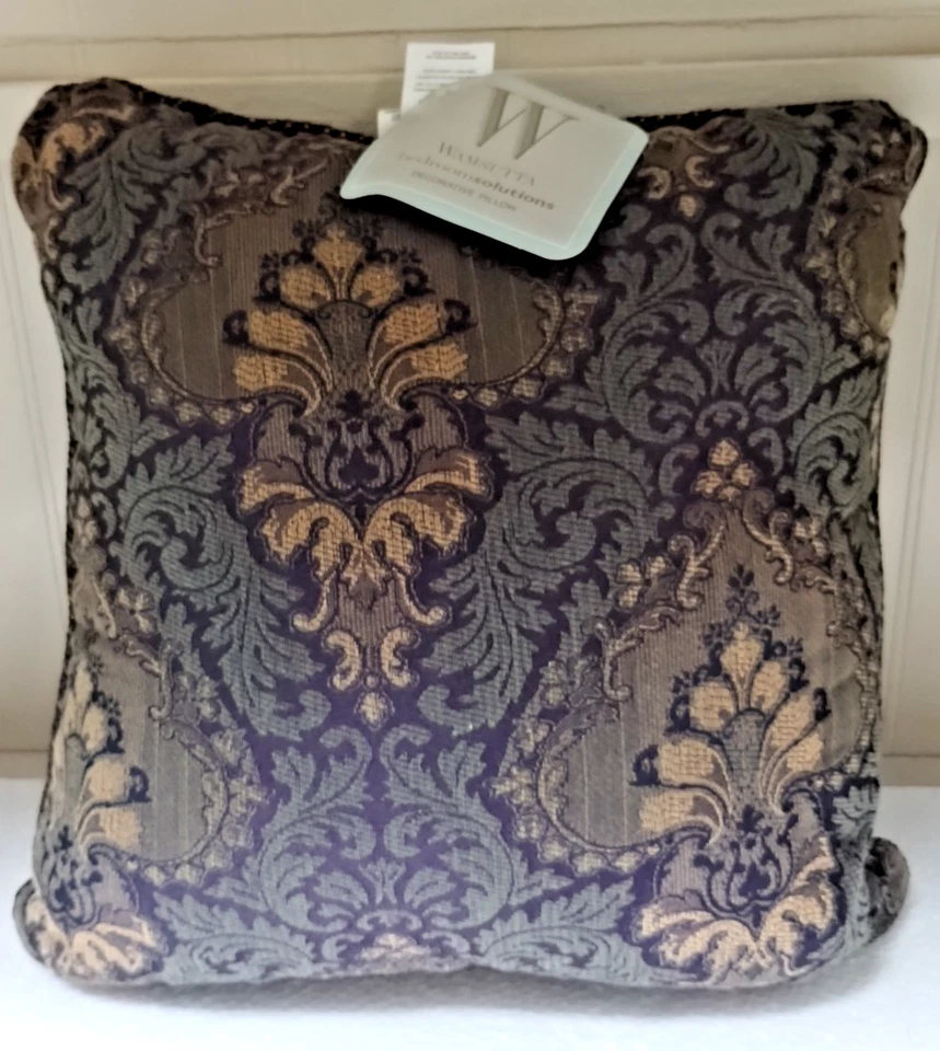 Almohada Wamsutta Bedroom Solutions "Angelina" 15 pulgadas cuadrada damasco Foto 2 de 4