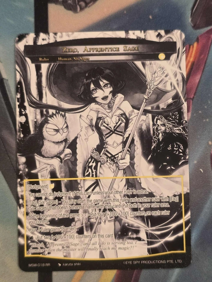 GOLD UBER PROMO ZERO, APPRENTICE SAGE GRAND PRIX TOP 8 FORCE OF WILL FOW - Image 2 of 2