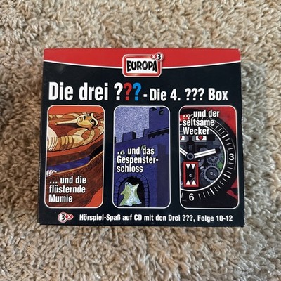 Die Drei ??? - Die 4. Box - Mumie / Gespenster-schloss / Wecker (Rare German CD)