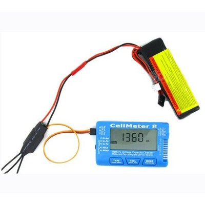 RC Battery Voltage and Capacity Meter for 1S 2S 3S 4S 5S 6S 7S For LIPO NiMH