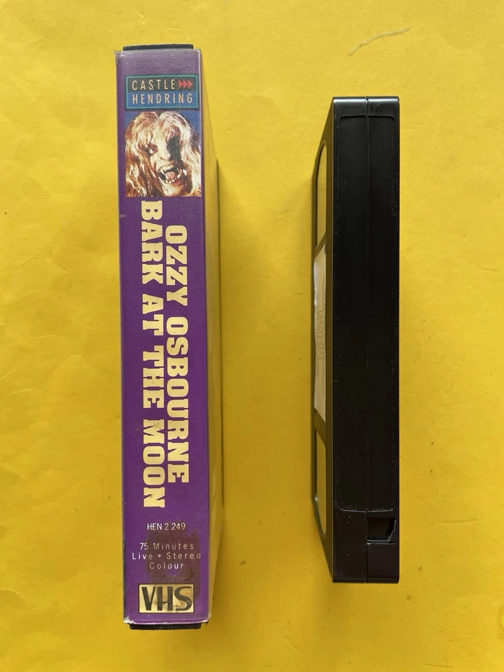 OZZY OSBOURNE Bark at the MOON Black Sabbath 1983 VHS OVP Box LIVE 1 no Vinyl LP - Bild 3 von 3