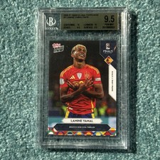 2025 TOPPS NOW UEFA NATIONS LEAGUE #2 LAMINE YAMAL BGS 9.5 Gem Mint