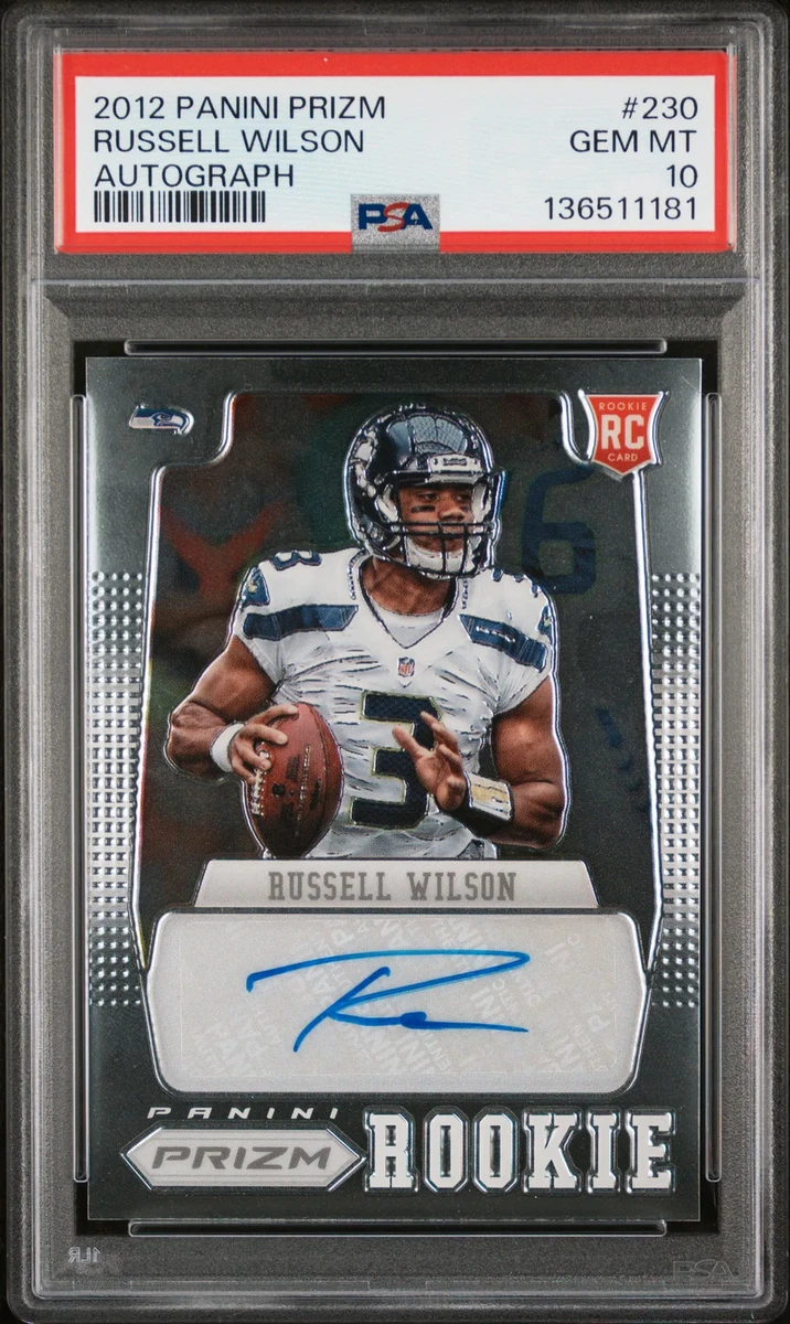 Russell Wilson Autograph Football Trading Cards for sale | eBay