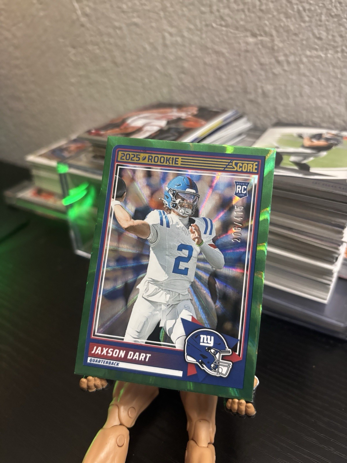 2025 Score - Rookies Jaxson Dart #35 Spokes /415 (RC)