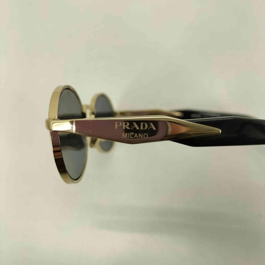 PRADA 65ZS ZVN 09T Men’s Sunglasses Oval Gold Frame 55□20 140 With Case Authen thumbnail 5