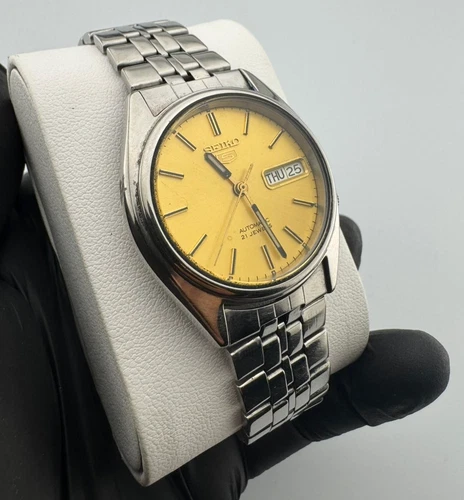 Vintage Seiko 5 Automatic Authentic Japan Made Men's Wrist Watch