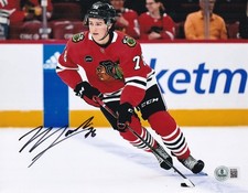 NICK LARDIS signed (CHICAGO BLACKHAWKS) Hockey 8X10 photo BECKETT BU15000
